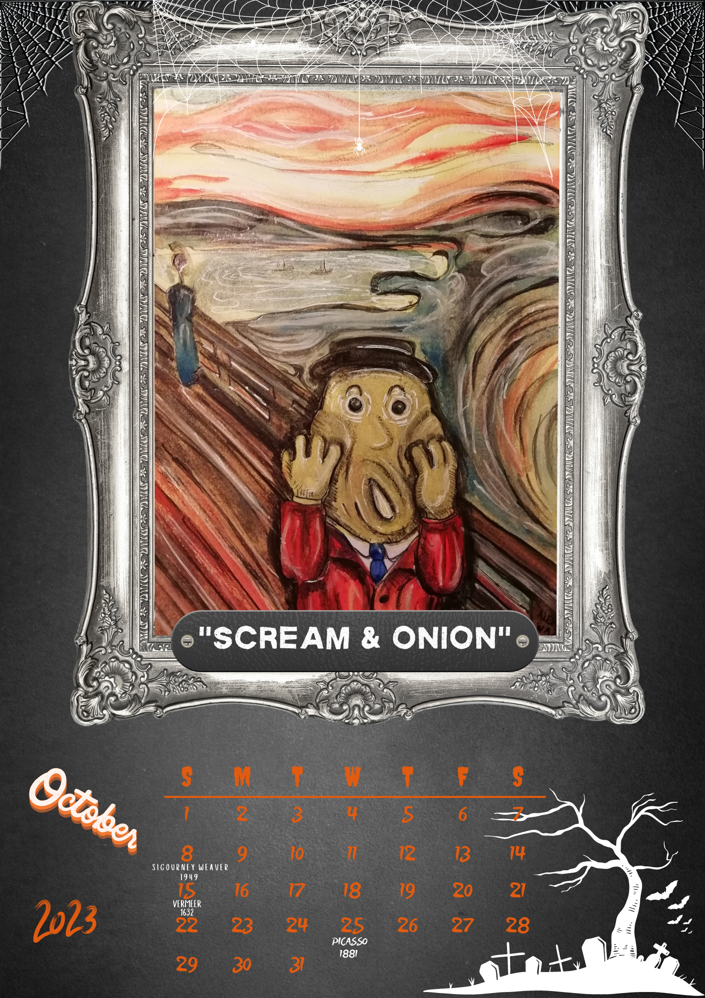 Potato Fine Art 2024 Calendar