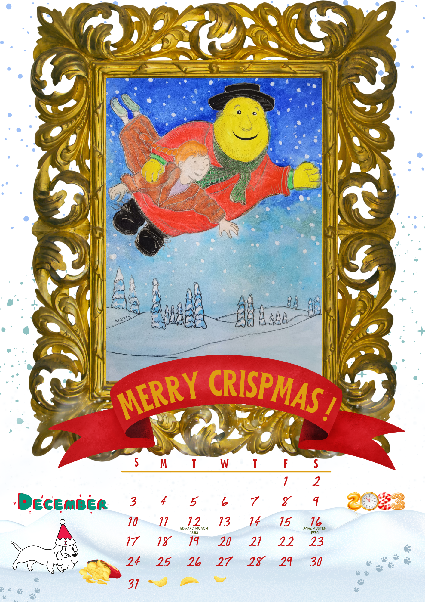 Potato Fine Art 2024 Calendar